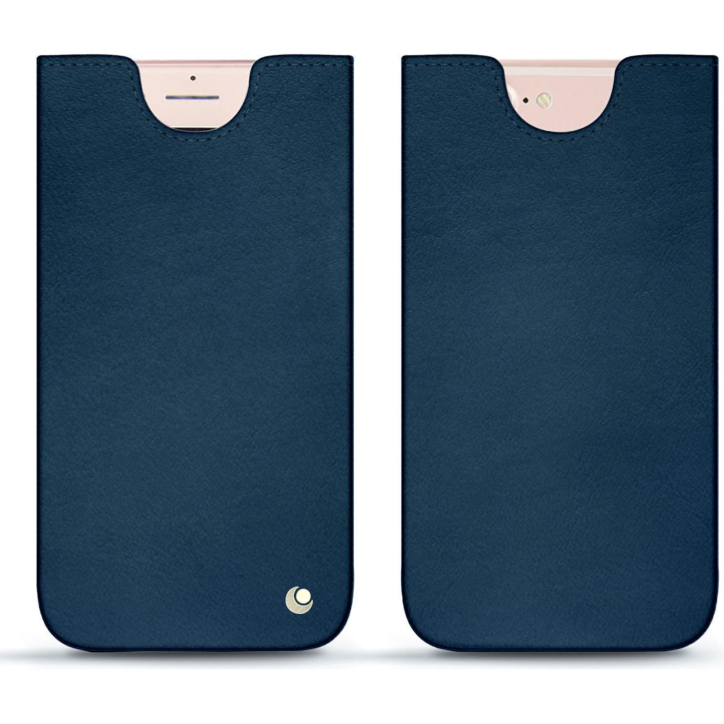 Noreve Lederschutzhülle (Apple iPhone 7 Plus), Smartphone Hülle, Blau