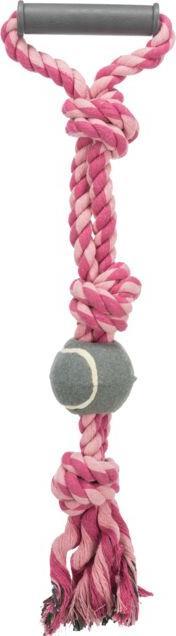 Produktbild Trixie Zahnknoten mit Tennisball 50cm