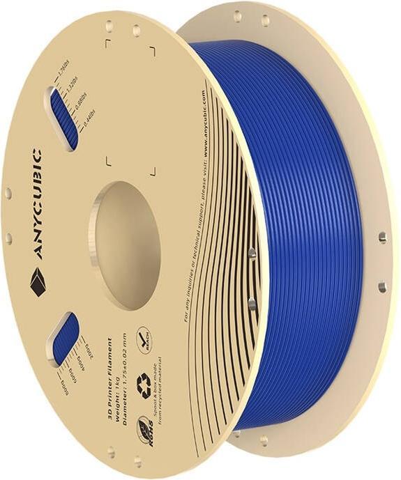 Anycubic Filament PLA 1 KG (Bleu) (PLA, 1.75 mm, 1000 g, Bleu)
