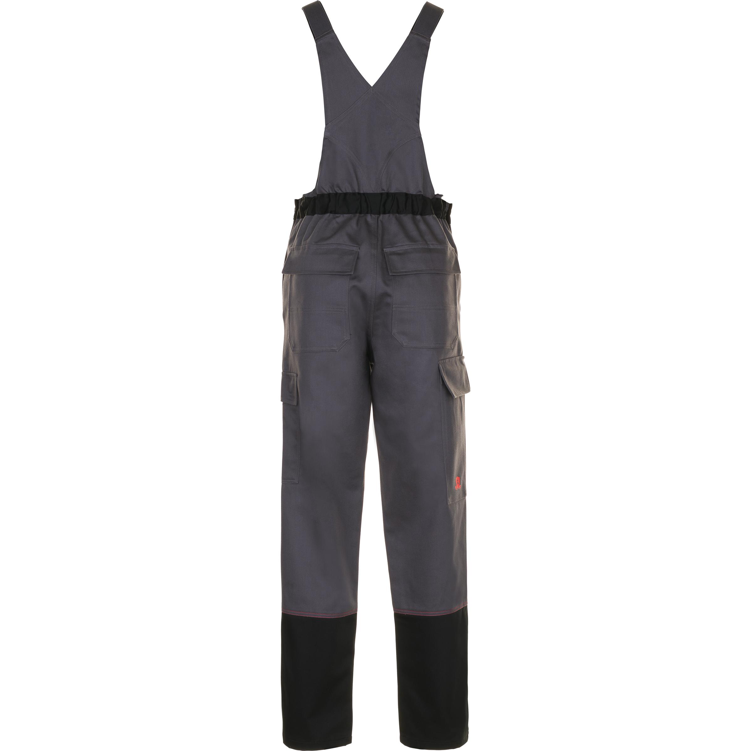 Planam, Pantaloni da lavoro, Salopette Weld Shield grigio/nero 44 (44)