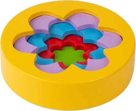 Image du produit Bigjigs Blumenturm aus Holz, 5 Stück.