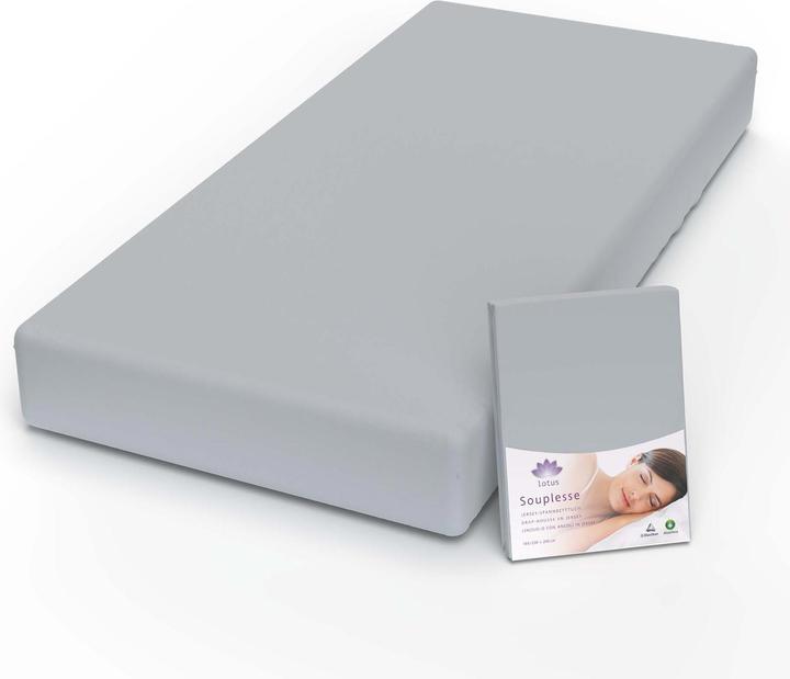 Actual product image Lotus Bettwaren Jersey fitted sheet Souplesse (120 x 200 cm)