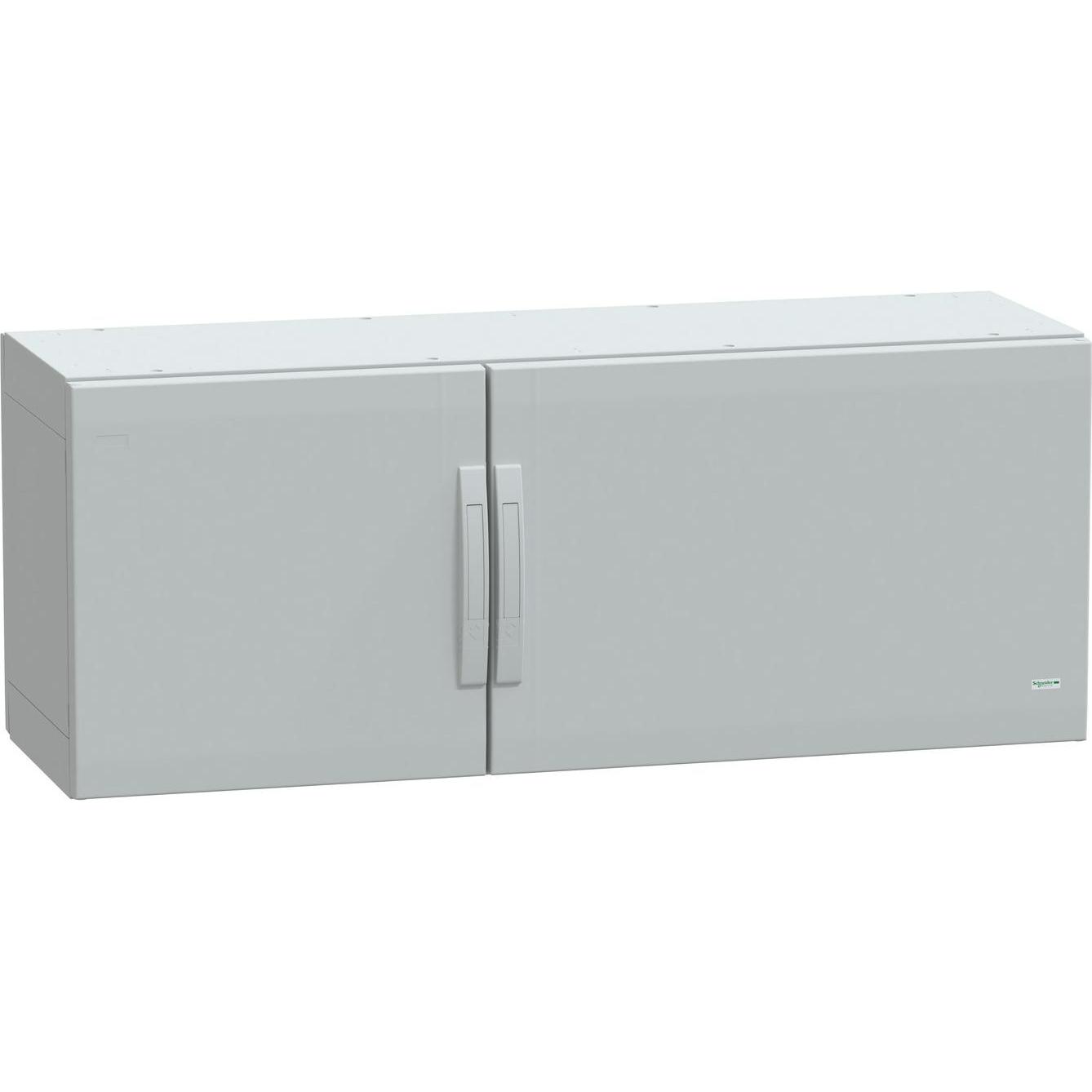 Schneider Electric Polyestergehäuse bodenst. PLA komplett NSYPLA5124G (Gehäuse), Elektronikzubehör + Gehäuse, Grau