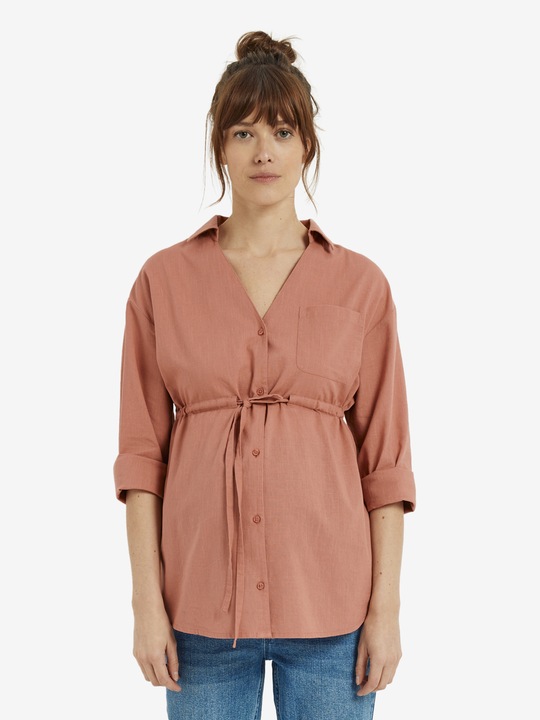 Actual product image Vertbaudet Bluse in Leinenoptik für Schwangerschaft und Stillzeit
