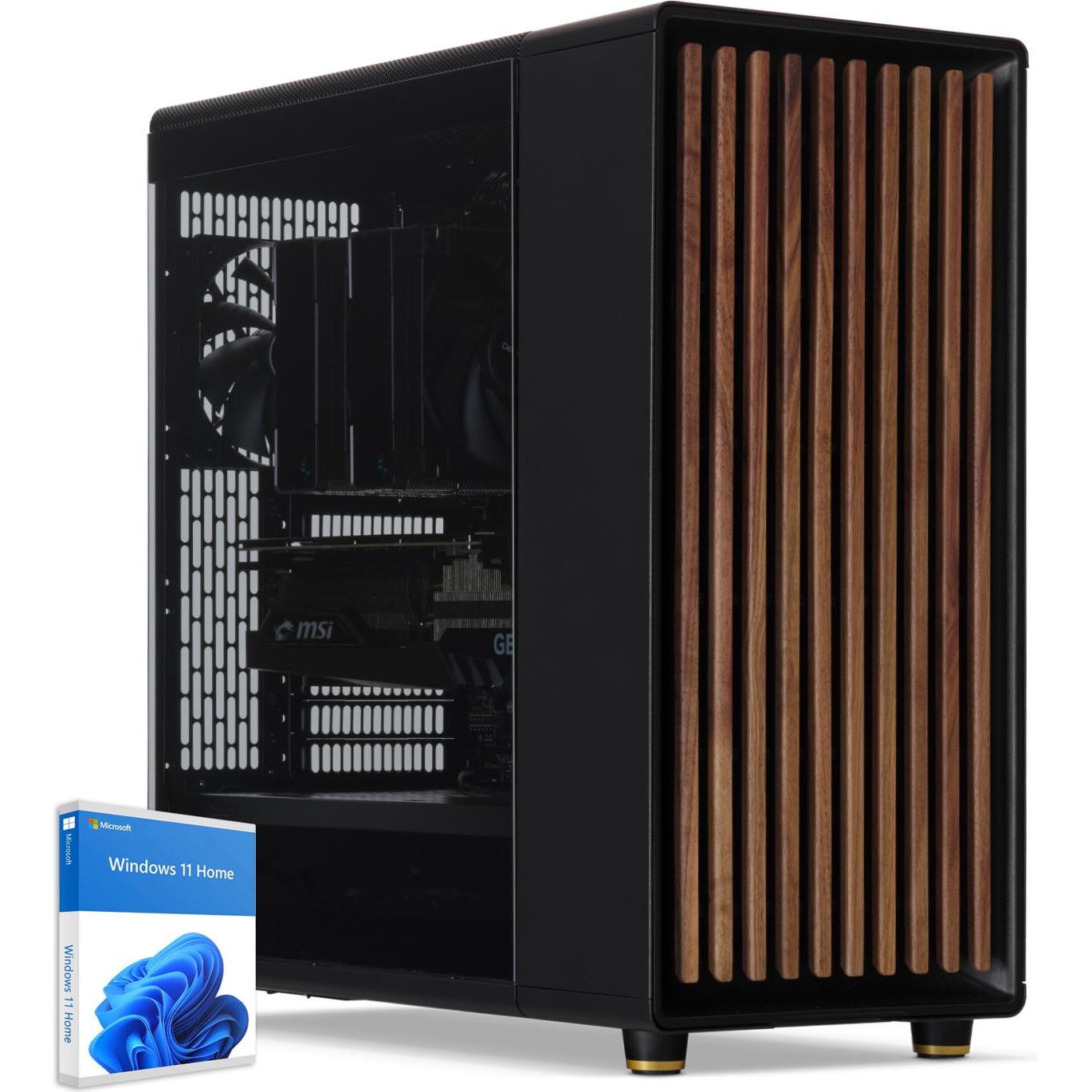 Sedatech Workstation - UCC2344I2I1HF (2000 GB, 32 GB, Intel Core i9-14900KF, GeForce RTX 5070), PC, Schwarz