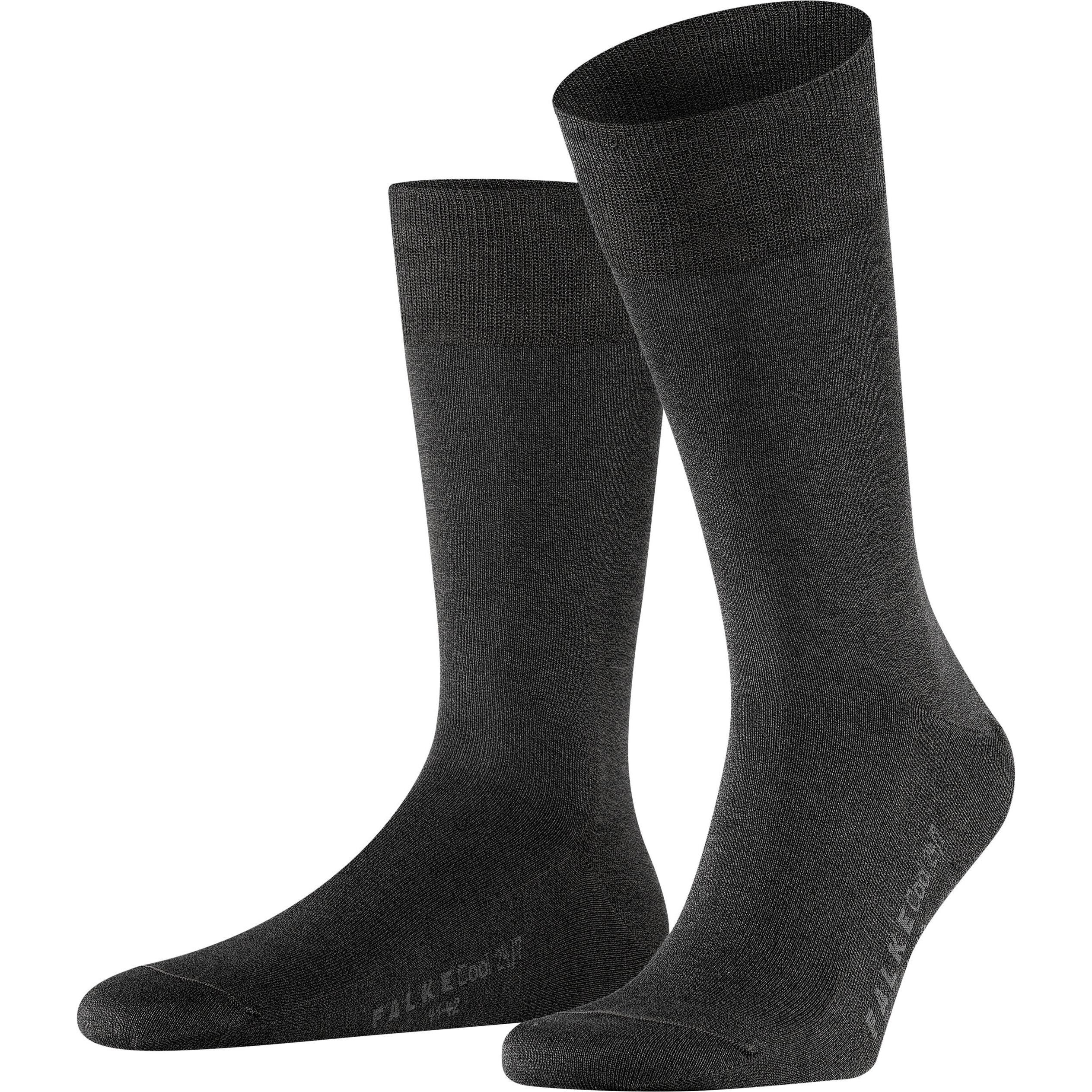 Falke, Herren, Socken, Socken Business Stretch, Grau, (Einzelpack, 43 - 44)