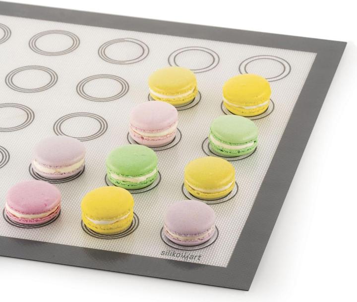 Actual product image Silikomart Tapis en silicone - Macaron (40 x 30 cm)