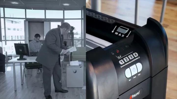 Image du produit Rexel Destructeur de documents ProMax QS RES1123 P-2, 12 pages (Coupe droite)