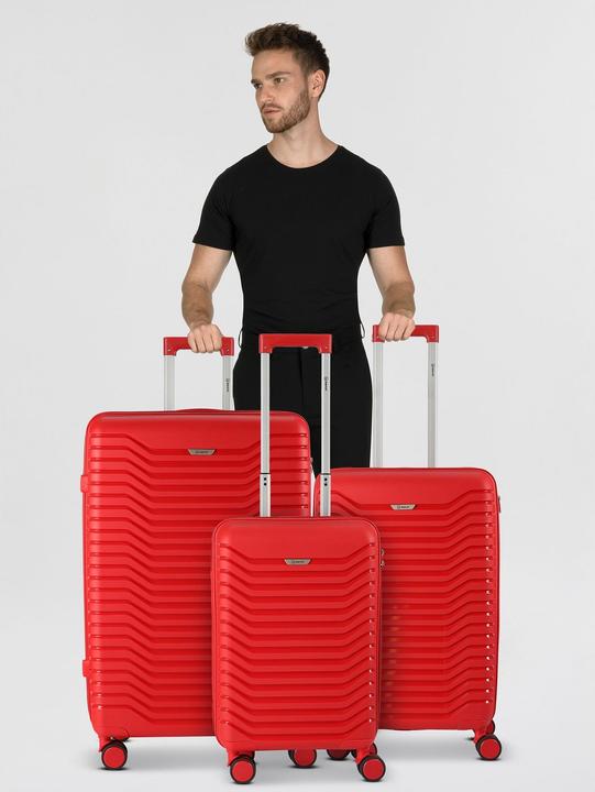 Actual product image Benzi 5820 4 Rollen Kofferset 3-teilig (191 l)