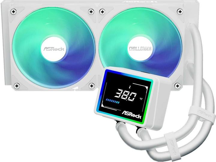 Actual product image AsRock CPC Challenger 240 Digital ARGB White