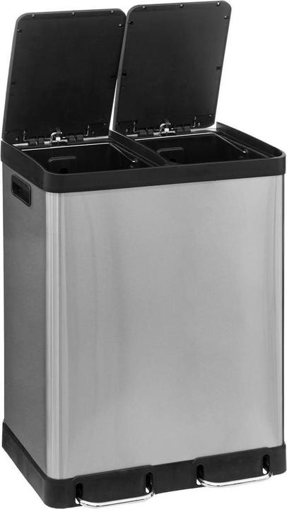 Actual product image 5Five Sorting bin with 2 compartments - stainless steel (30 l)
