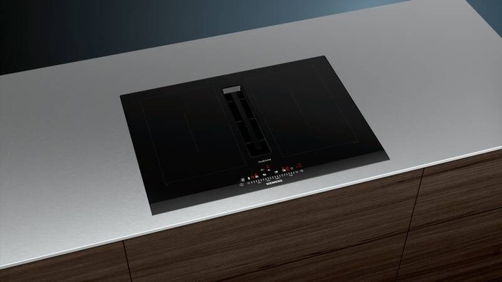 Actual product image Siemens ED777FQ25E iQ500 Induction hob with integrated extractor hood 70 cm