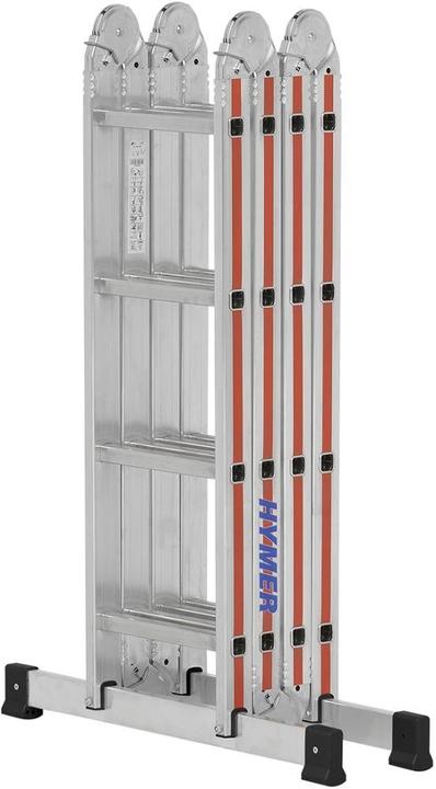 Produktbild Hymer-Leitern Vielzweckleiter 4043 Gr. 4x4 (Plattformleiter, 459 cm)