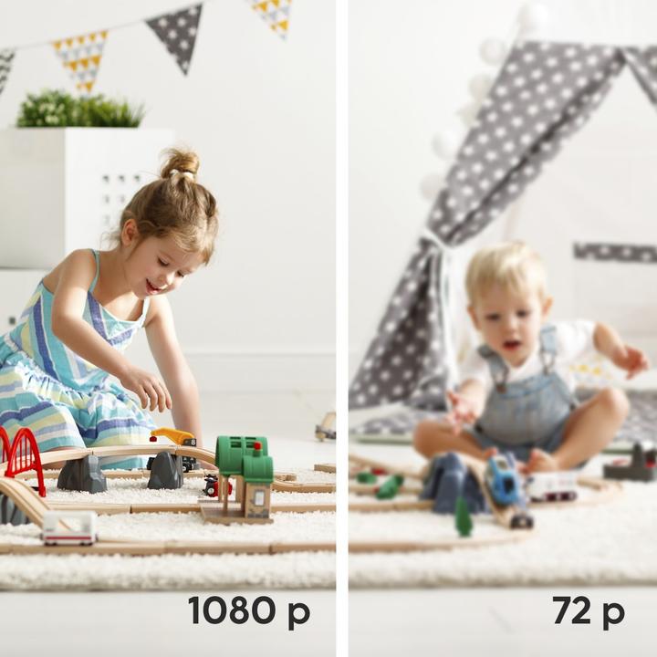 Actual product image Hama Smart surveillance camera, WLAN, indoor, recording, swivelling, full HD (1920 x 1080 Pixels)