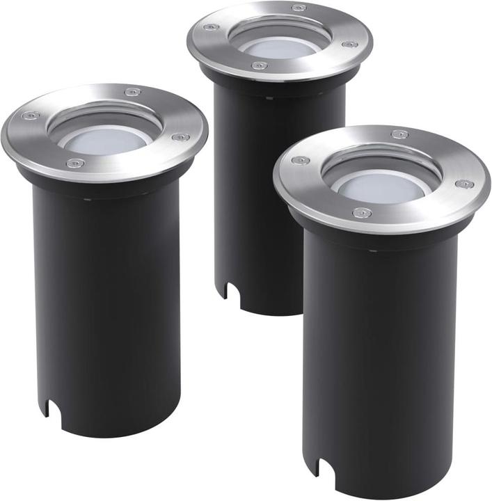 vidaXL Bodeneinbaustrahler (GU10, IP67)