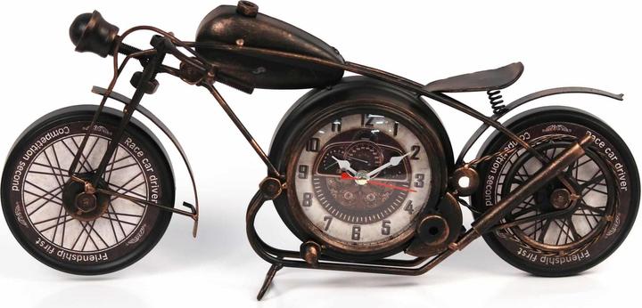 Bate Deko Fahrrad Uhr Schwarz