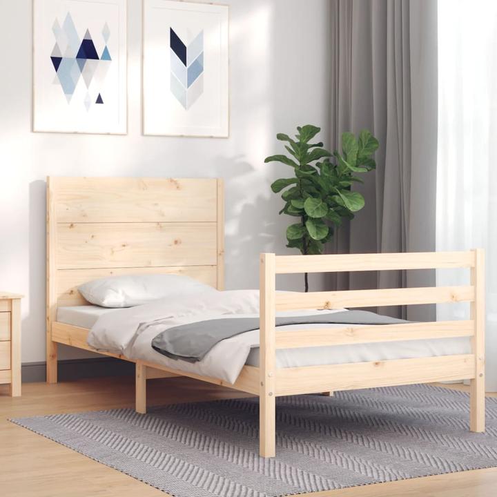 Produktbild vidaXL Bettgestell (75 x 190 cm)