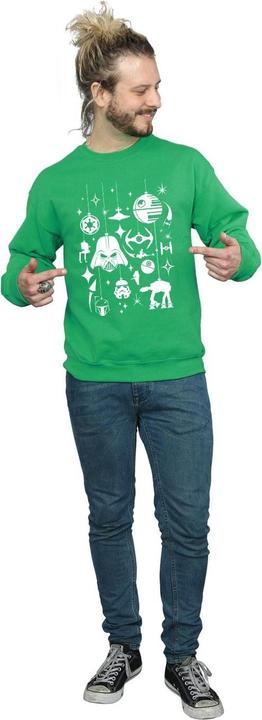 Immagine prodotto Star Wars Christmas Decorations Felpa Uomo (M)
