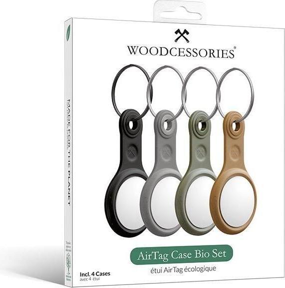 Actual product image Woodcessories AirTag Bio Case