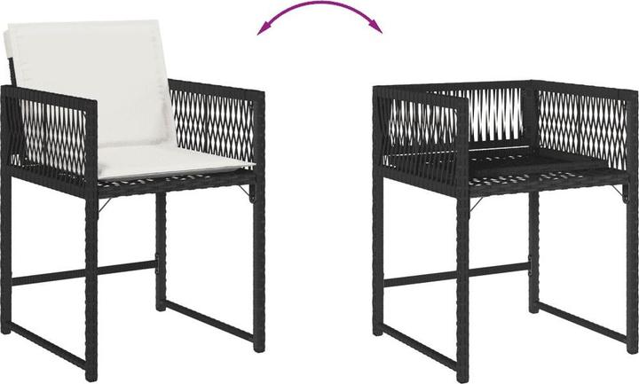 Produktbild vidaXL Garten Essgruppe (110 x 106 x 73 cm)