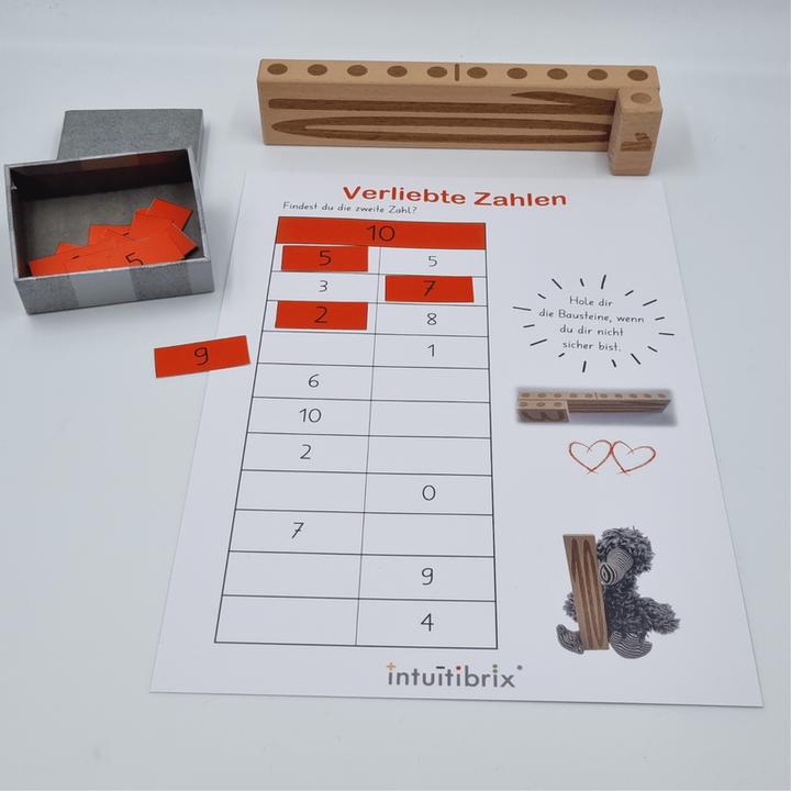 Actual product image Intuitibrix Tasks for the enamoured numbers