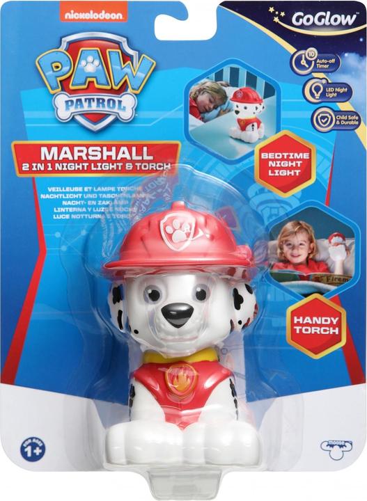 Produktbild Moose Paw Patrol - Marshall Kids Bedside Night Light and Torch Buddy by GoGlow - (10016)