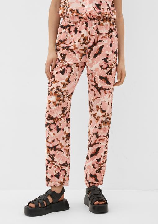 Produktbild S.Oliver Hose Loose: Hose mit Allover-Print (40)