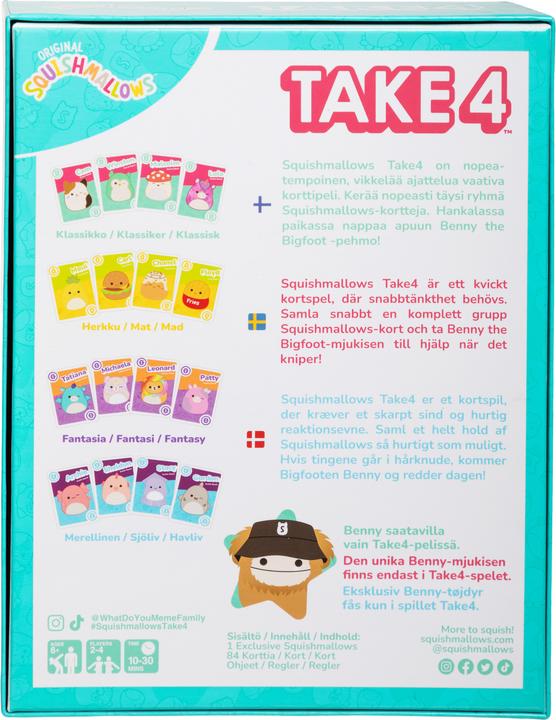 Actual product image Squishmallows Take 4 Game (40862731)