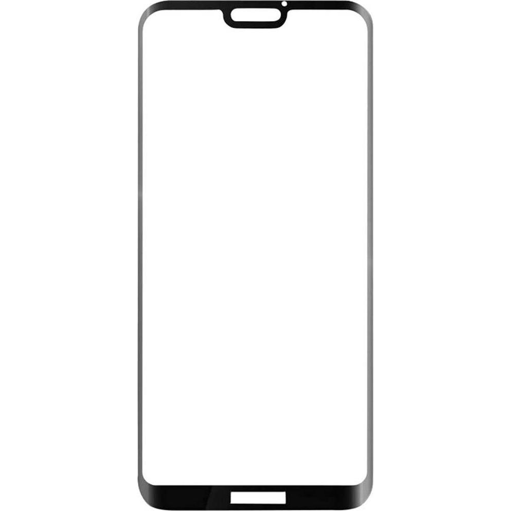 Hama Schutzglas (1 Stück, Huawei P20 Lite), Smartphone Schutzfolie, Schwarz