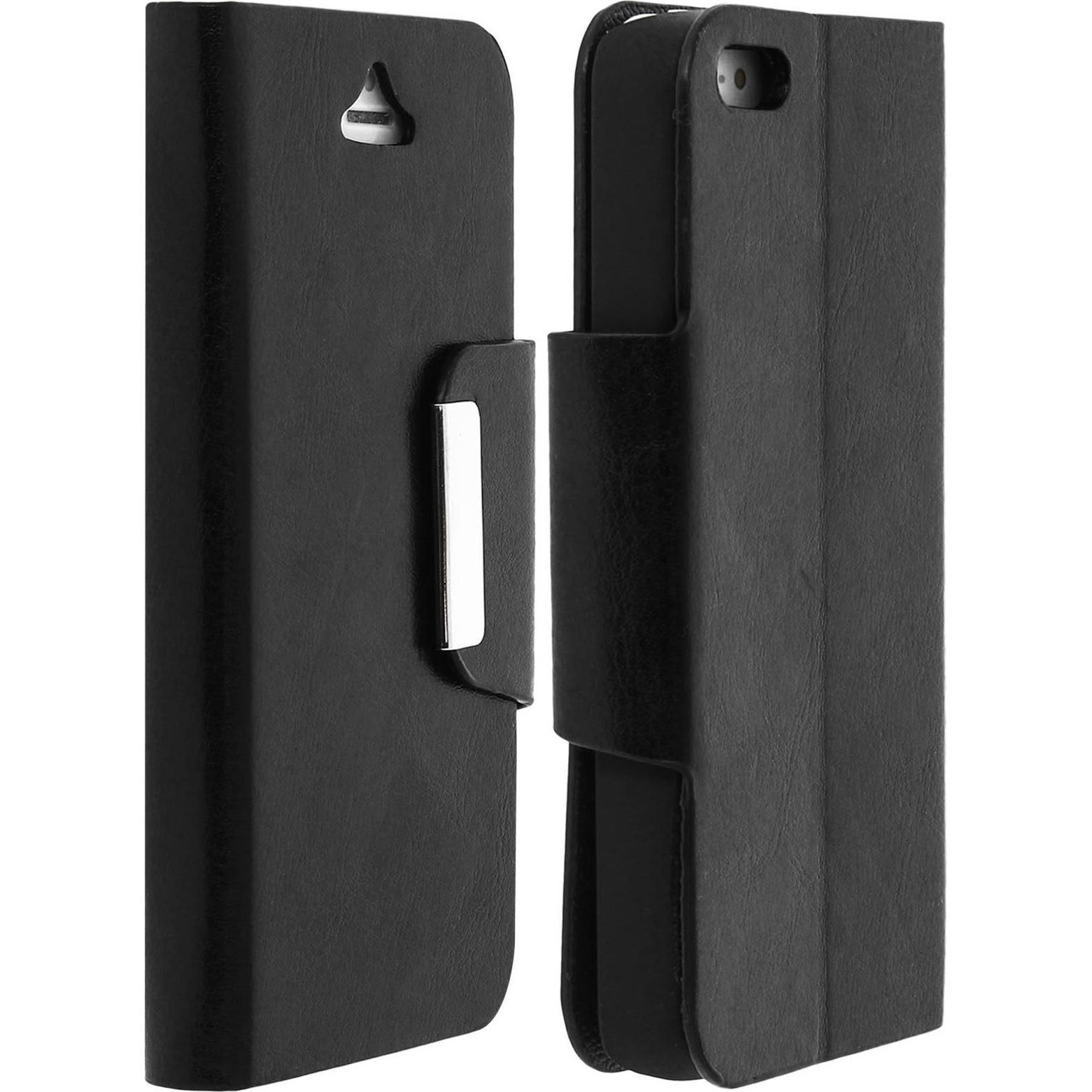 Avizar Vintage Series (Apple iPhone SE), Smartphone Hülle, Schwarz