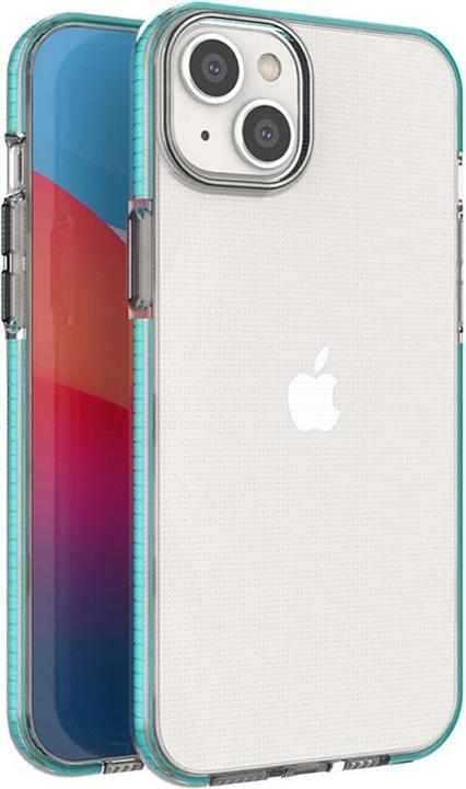 Produktbild Hurtel Spring Case Hülle für iPhone 14 Plus Silikonhülle mit Rahmen hellblau (Apple iPhone 14 Plus)