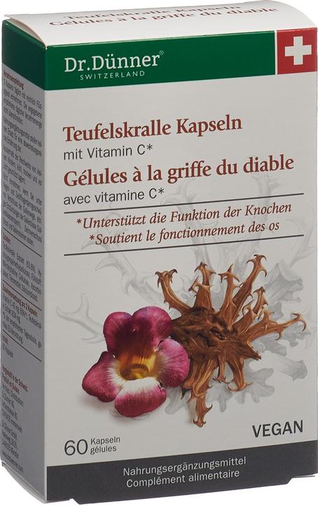 Immagine prodotto Dr. Dünner Tappi artiglio del diavolo (60 Pezzo/i, Pillole, 67 g)