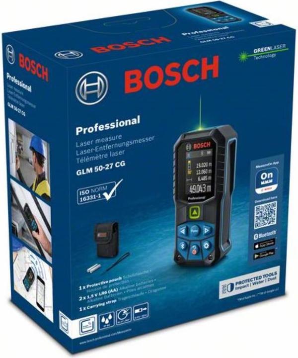 Actual product image Bosch Professional GLM 50-27 CG (50 m, 515 nm)