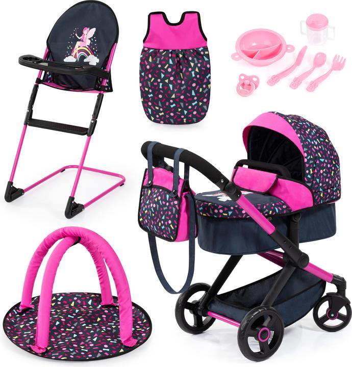 Bayer Dolls pram Xeo deluxe set (17080AB)