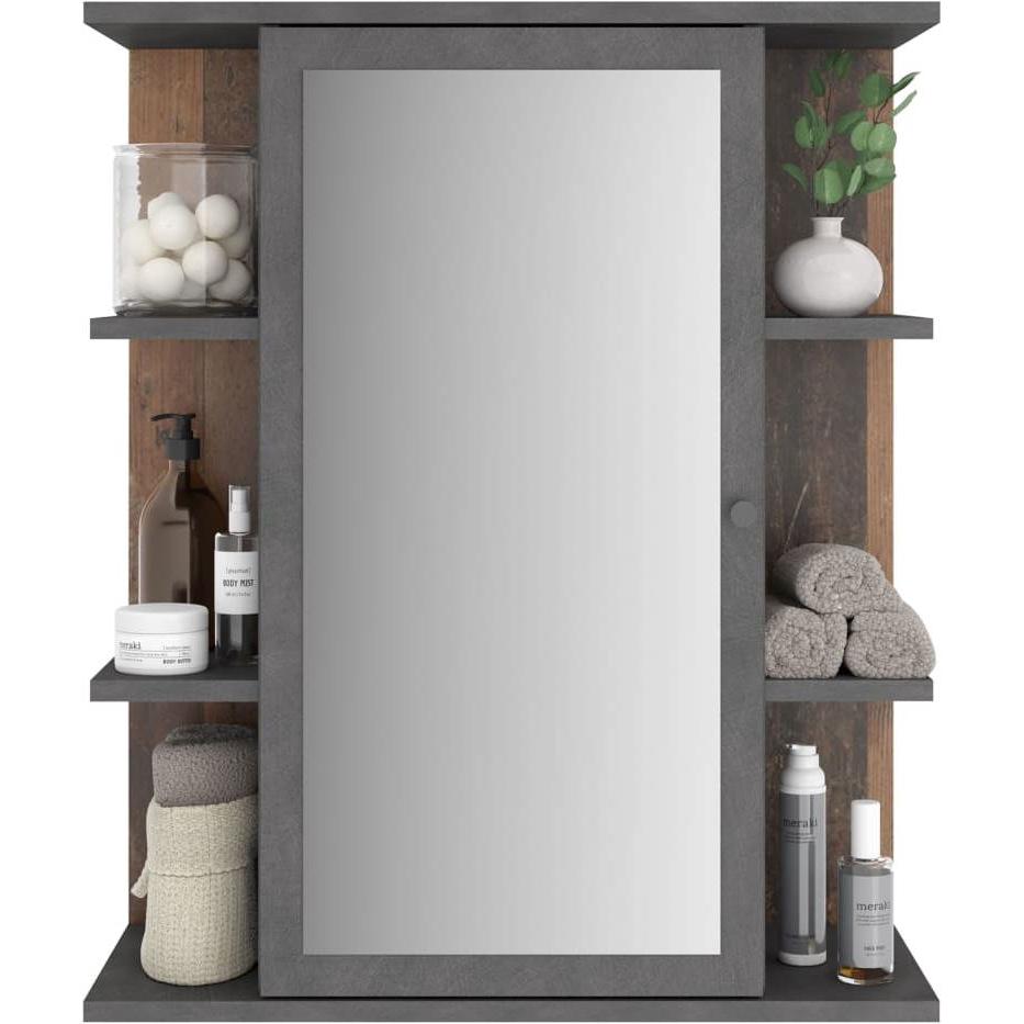 Thumbnail - FMD Möbel, Spiegelschrank, Badezimmerschrank (60 x 25.5 x 71.5 cm)