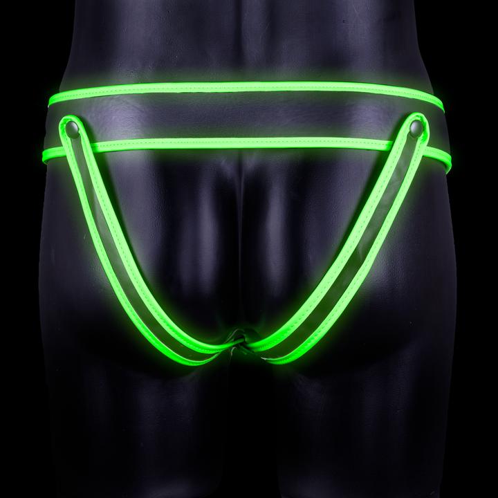 Produktbild Ouch! Striped Jock Strap - Glow in the Dark (M, S)