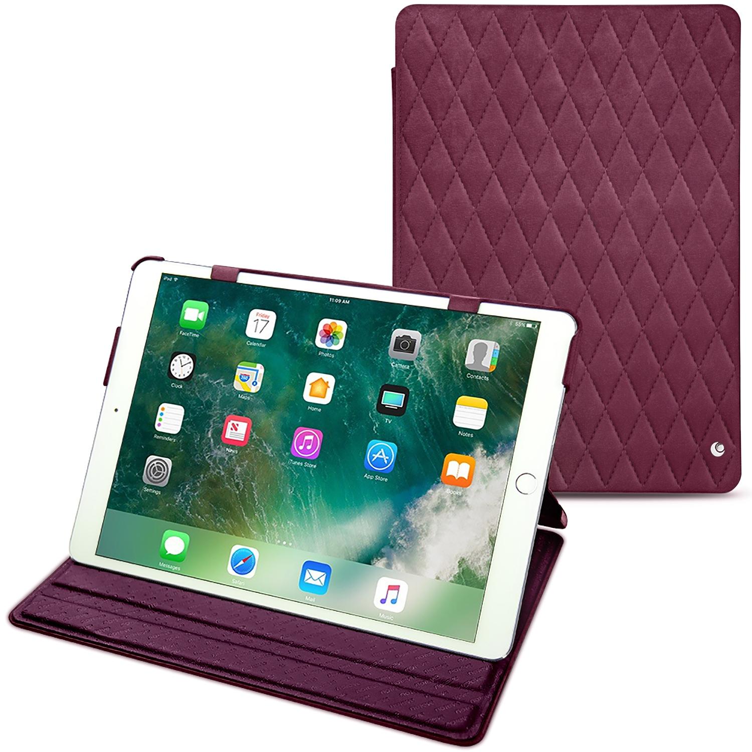 Noreve Lederschutzhülle horizontal (iPad Pro 10.5), Tablet Hülle, Violett