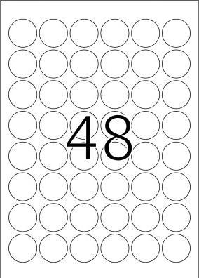 Actual product image HERMA Marking points