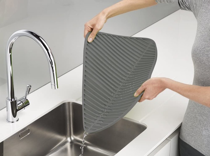 Produktbild Joseph Joseph Flume Abtropfmatte gross, grau, 31.4x43.4 cm