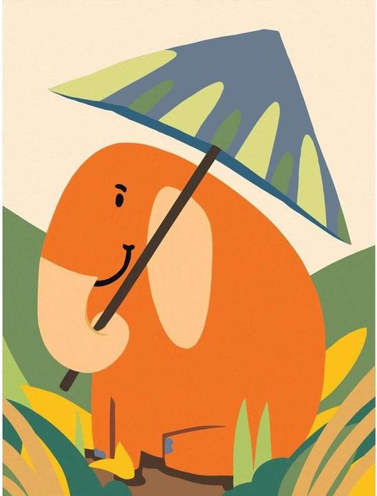 Immagine prodotto Ravensburger CreArt - Pittura per numeri 23902 - Hello Elephant - da 12 anni