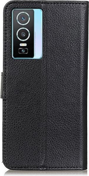Actual product image MU Classic Litchi Leather Bookcover Series (Vivo Y76s, Vivo Y76 5G)