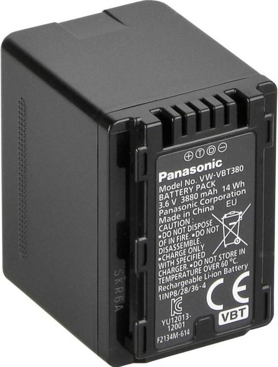 Immagine prodotto Panasonic Batteria VW-VBT380E per videocamera (Accumulatore di carica elettrica)