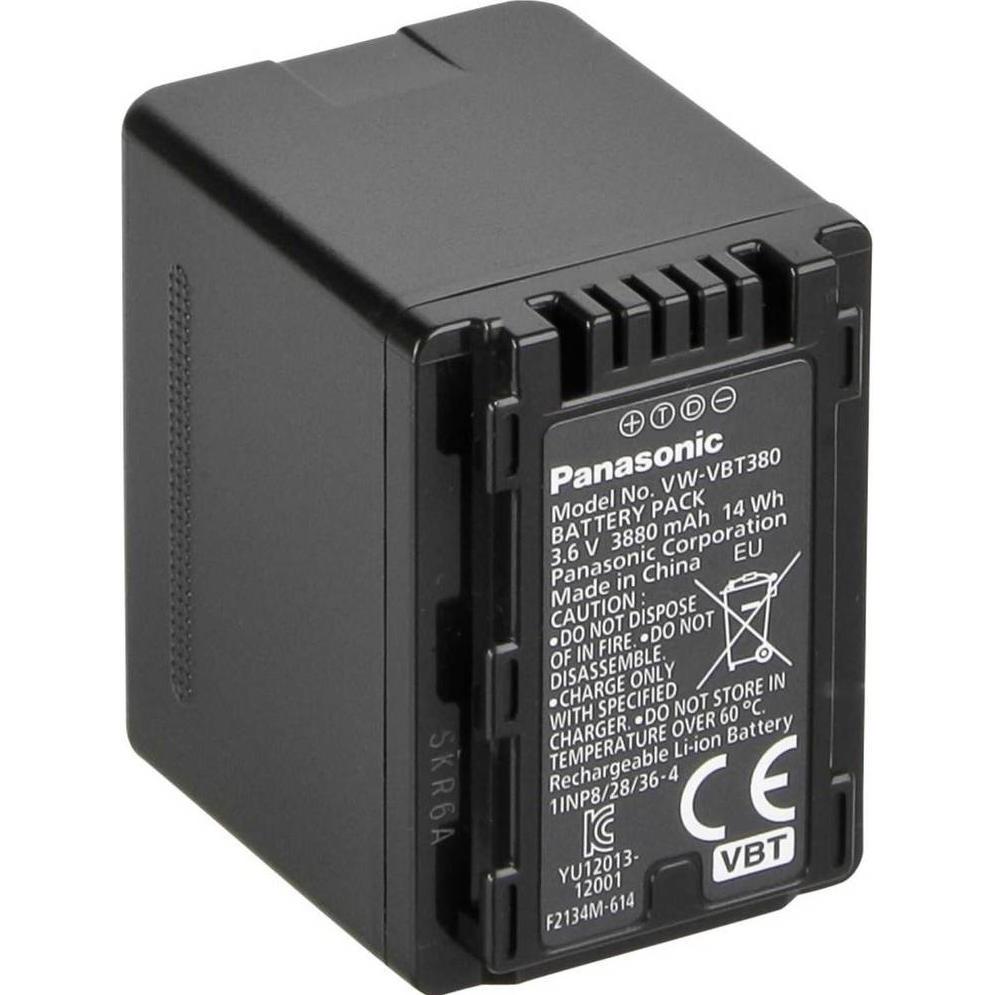 Thumbnail - Panasonic VW-VBT380E Akku für Camcorder (Akku), Kamera Stromversorgung, Schwarz