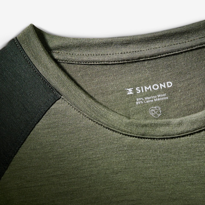Actual product image Forclaz Langarmshirt Herren - Merino Resist khaki (XXL)