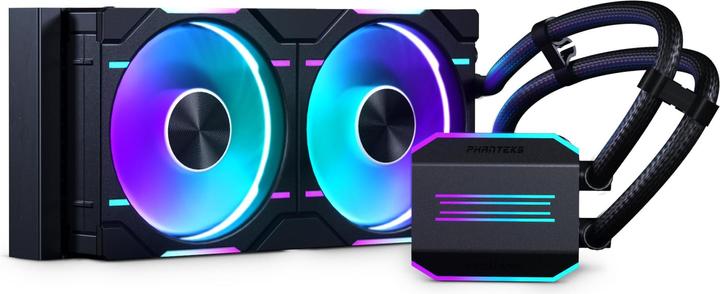 Actual product image Phanteks Glacier One 360D30 DRGB AIO Water Cooler - White