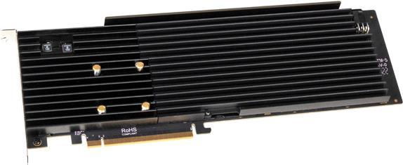 Sonnet M.2 8x4 stille PCIe 4.0 PCIe-kaart