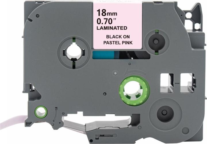 Produktbild Hermex Alternatives Etikettenband zu Brother TZe-MQE41 Beschriftungsband (1.80 cm, Pink)