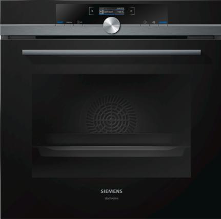 Produktbild Siemens HM876G2B6 iQ700 Einbau-Backofen mit Mikrowellenfunktion Schwarz, Edelstahl