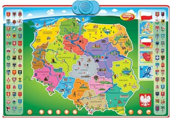 Actual product image Komelon Dumel Interaktywna mapa Polski