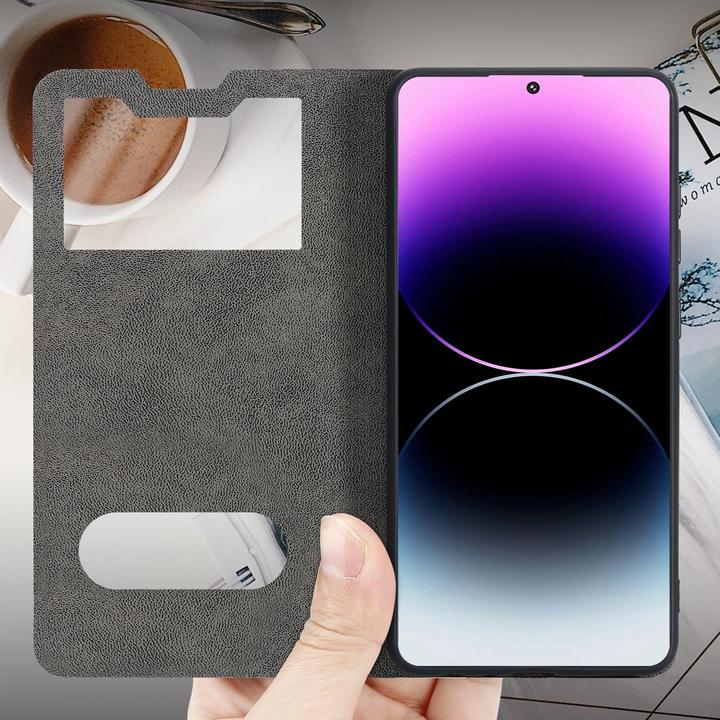 Actual product image Cadorabo Case Book View Doppelfenster (Samsung Galaxy S22 Ultra)